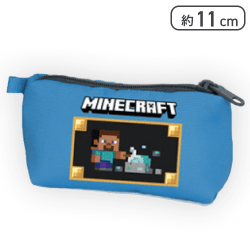 【ブルー】マインクラフト実績アイコンミニポーチ