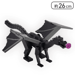 マインクラフトエンダードラゴンポージングBIGフィギュアーブレス付きー