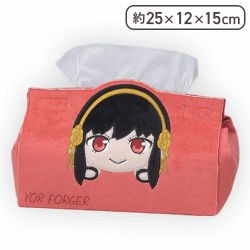 【ヨル】「SPY×FAMILY」 寝そべり プレミアムティッシュボックスカバー“ロイド&アーニャ&ヨル”