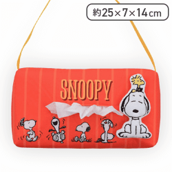 【レッド】SNOOPY プレミアムジオラマティッシュボックスカバー
