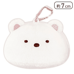 【しろくま】すみっコぐらし フェイスマスコットキーチェーン