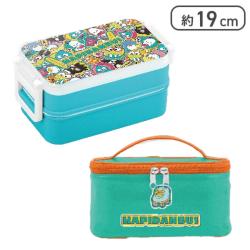 【はぴだんぶい】サンリオキャラクターズ ポップステッカー保冷バッグ付きランチボックス