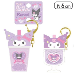 【クロミ】【2種セット】サンリオジュース&ソーダキーホルダー