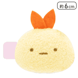 【えびふらいのしっぽ】すみっコぐらし フェイスぬいぐるみヘアクリップ