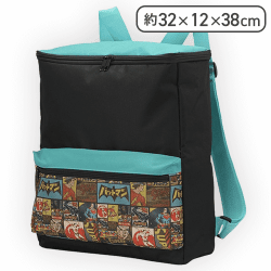 【ブルー】DC プレミアムスクエアリュック