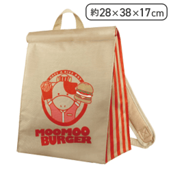 【ハンバーガー】大きな紙袋リュック