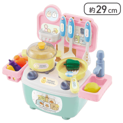 【台座グリーン】すみっコぐらし すみっコパンきょうしつ おままごとシステムキッチン