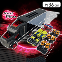 【レッド】12カーズinトランスポーターセット