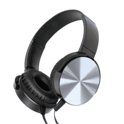 【シルバー】EDGE SOUNDヘッドフォン 3