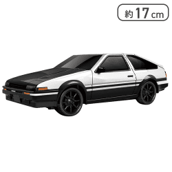 【カーボンボンネット(白黒)】RC TOYOTA スプリンタートレノ 1