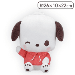 【ポチャッコ】ゆるかわ サンリオキャラクターズ Mぬいぐるみ“ポチャッコ・ハンギョドン” vintage red