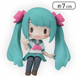 【セーラー服(三月八日 Ver.)】初音ミクシリーズ ちょこのせ ミニフィギュア“初音ミク 16th Anniversary”