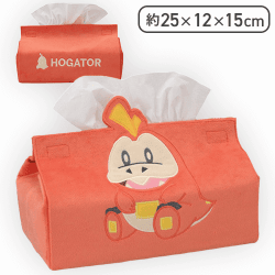 【ホゲータ】ポケットモンスター プレミアムティッシュボックスカバー -ニャオハ ホゲータ クワッス-