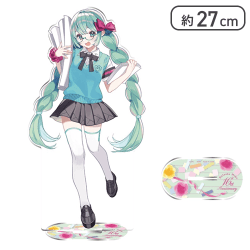 【眼鏡(ぶーた Ver.)】初音ミクシリーズ プラチナムザッカビッグクリアスタンド“初音ミク 16th Anniversary”