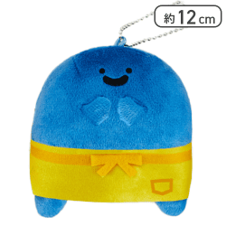 【名も無き者】お文具といっしょ ボールチェーン付きエプロンぬいぐるみ