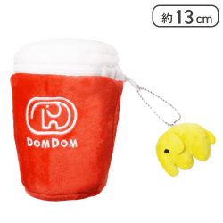 【ドリンク】ドムドムハンバーガー マスコット付きポーチ