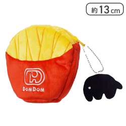 【ポテト】ドムドムハンバーガー マスコット付きポーチ