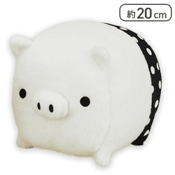 【しろ(パンツ)】MONOKURO BOO ふわふわぬいぐるみBIG