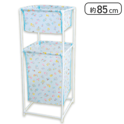 【ブルー】すみっコぐらし あつまるんです 2段バスケット