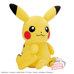 【ピカチュウ】ポケットモンスター もふぐっと しっぽみてみて!ぬいぐるみ-ピカチュウ・ニンフィア-