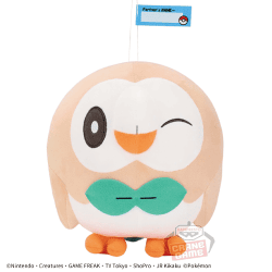 【モクロー】ポケットモンスター もふぐっと Hello Partnerぬいぐるみ-チコリータ・モクロー-