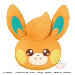 ポケットモンスター 顔型ぬいぐるみクッション-パモ-