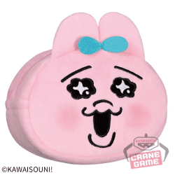 【目がキラキラ】おぱんちゅうさぎマニア! フェイスポーチ