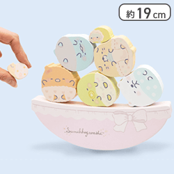 【すやすや(土台ピンク)】すみっコぐらし すみっコベビー 木製ぐらぐらバランスゲーム