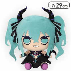 初音ミク きゅるまるBIGぬいぐるみーヴィランver.ー