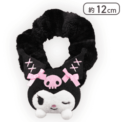 【クロミ(ブラック)】マイメロディ・クロミ ぴょこきゅんシュシュ-マイメロディ・クロミ-