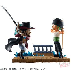 ワンピース ワールドコレクタブルフィギュア ログストーリーズ-ロロノア・ゾロVSジュラキュール・ミホーク-