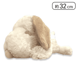 【ベージュローゼ】スヌーピー 寝そべりキュートBIGぬい18