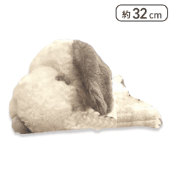 【ローズグレイ】スヌーピー 寝そべりキュートBIGぬい18