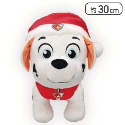 【マーシャル】パウ・パトロール サンタ帽子BIGぬいぐるみ-チェイス&マーシャル-