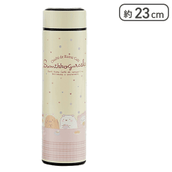 【クリーム】すみっコぐらし おうちでくまカフェ 茶こし付きステンレスボトル