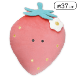 【いちご】つぶらな瞳のいちごフェア もちふわおっきめぬいぐるみ
