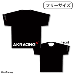 【ブラック】AKRacing フルグラフィックTシャツ