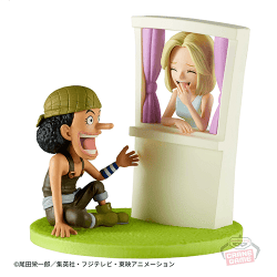 ワンピース ワールドコレクタブルフィギュア ログストーリーズ-ウソップ&カヤ-