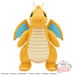 【カイリュー】ポケットモンスター もふぐっとぬいぐるみ-カイリュー・ヌメラ-