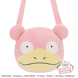 【ヤドン】ポケットモンスター 肩掛けぬいぐるみバッグ-ヤドン・イーブイ-