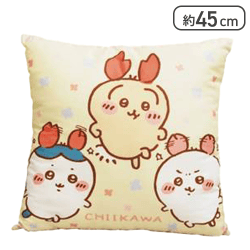 【イエロー】ちいかわ 45cmクッション