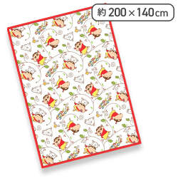 【フローラル】クレヨンしんちゃんフランネル毛布