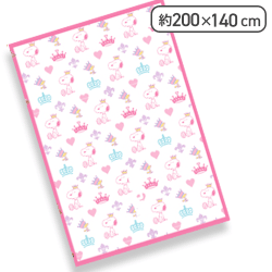 【王冠】スヌーピーフランネル毛布