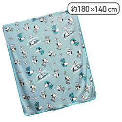 【パジャマ】スヌーピーフランネル毛布2