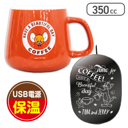 【レッド】トムとジェリー マグ&ドリンクウォーマー