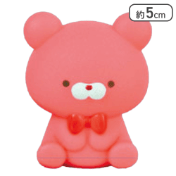 【あか】おとぼけくまさん ソフビライト2