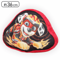 【マーシャル(レッド)】パウ・パトロール ザ・マイティ・ムービー ダイカットクッション3