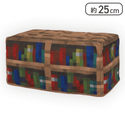 【本棚】マインクラフト ティッシュBOXカバー-本棚/鉱石ブロック-