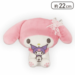 【マイメロディ】マイメロディ・クロミ おともだちだっこぬいぐるみ