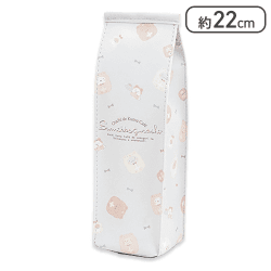 【ブルー】すみっコぐらし おうちでくまカフェ 牛乳パックポーチ